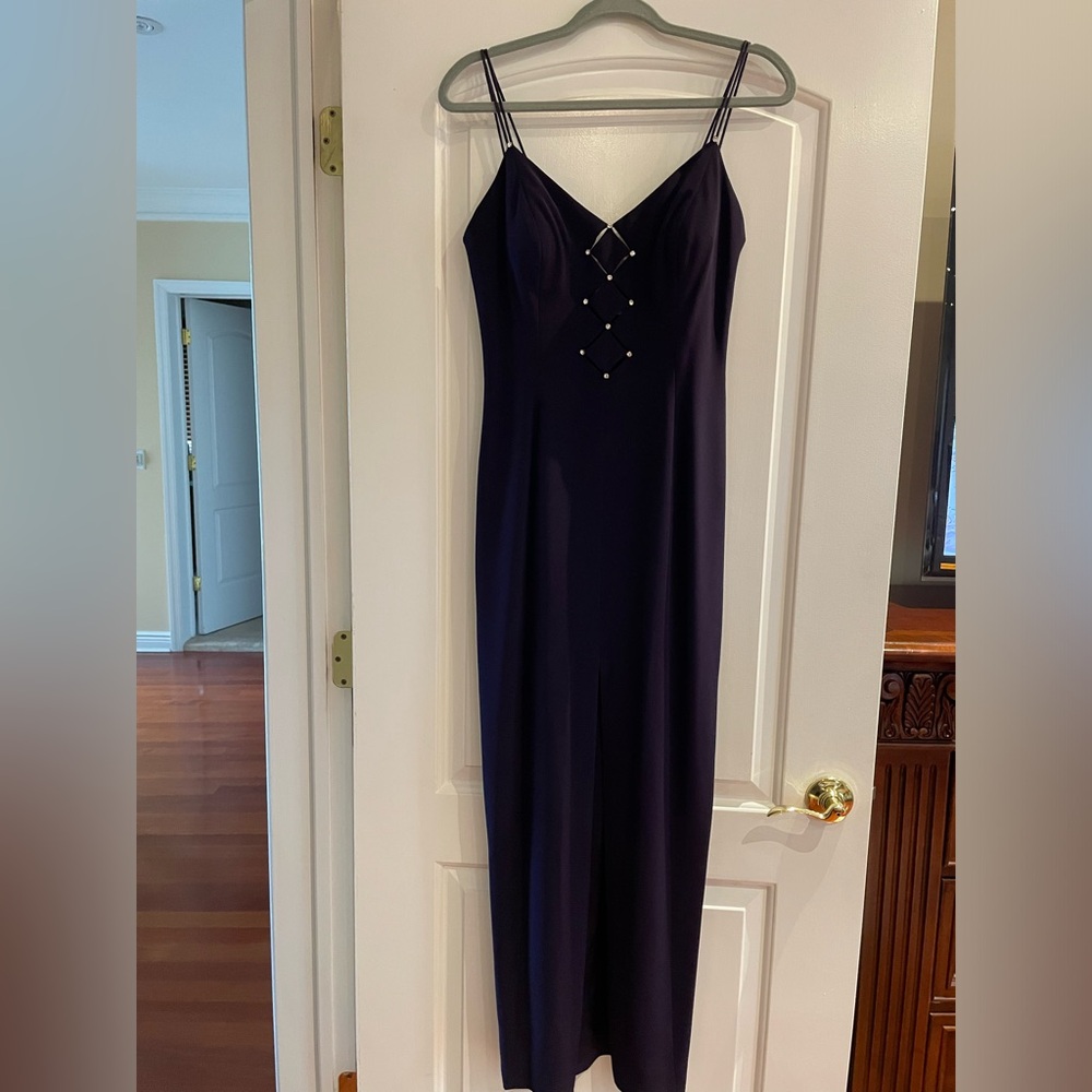 Midnight blue cocktail dress size 8